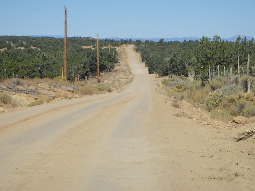 GDMBR: Northbound on CR-41.
